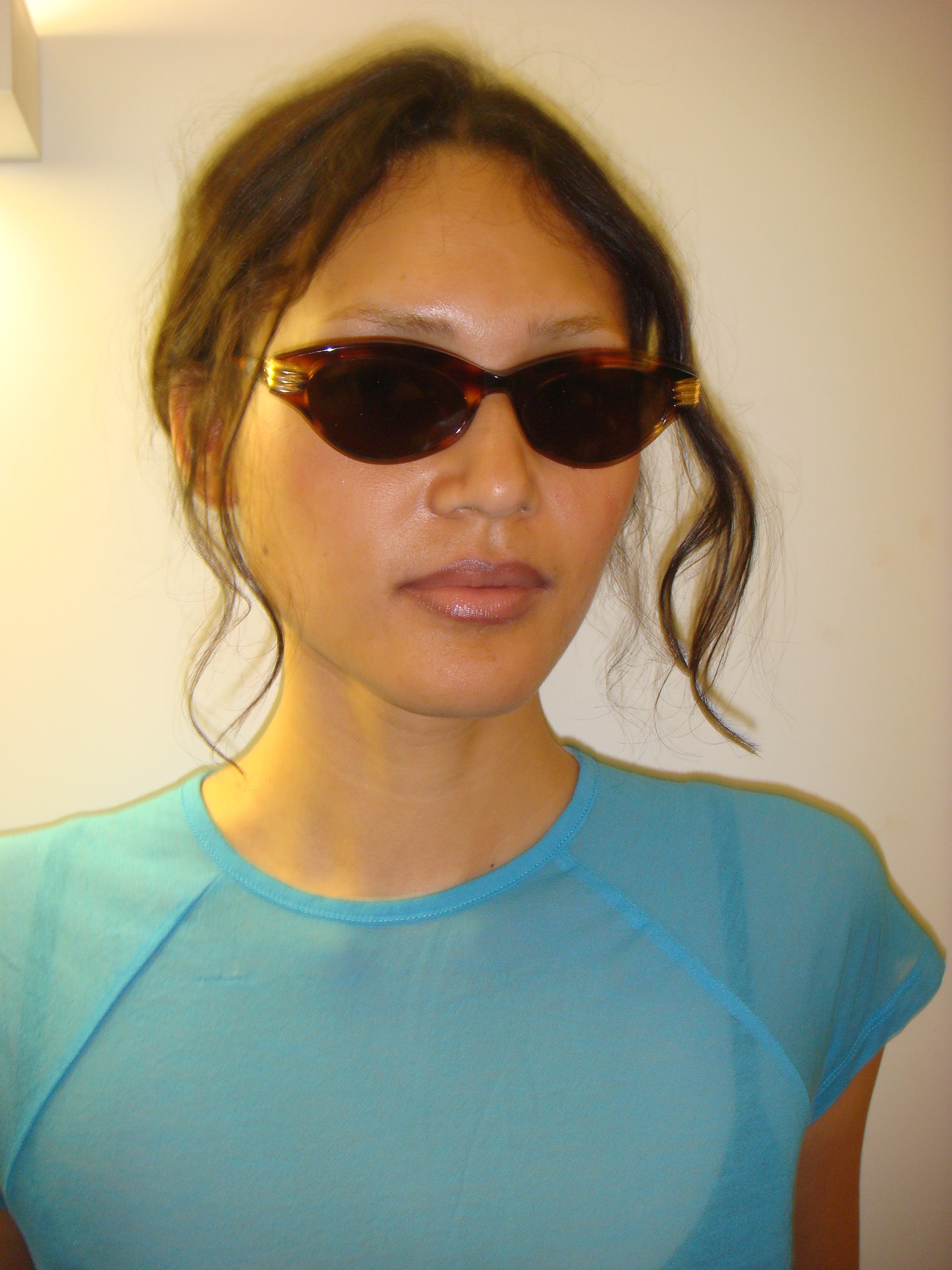 Thierry Mugler TM 540 lunettes de soleil écaille