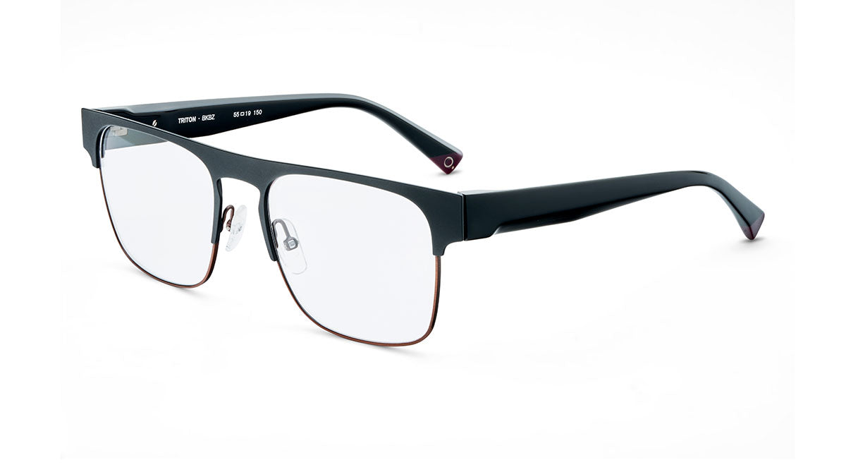 Etnia Barcelona Triton lunettes de vue noires calibre 55