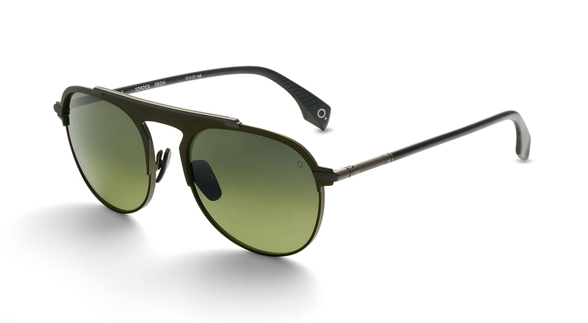 Etnia Barcelona Topock Sun lunettes soleil polarisé BK/GD 55-L