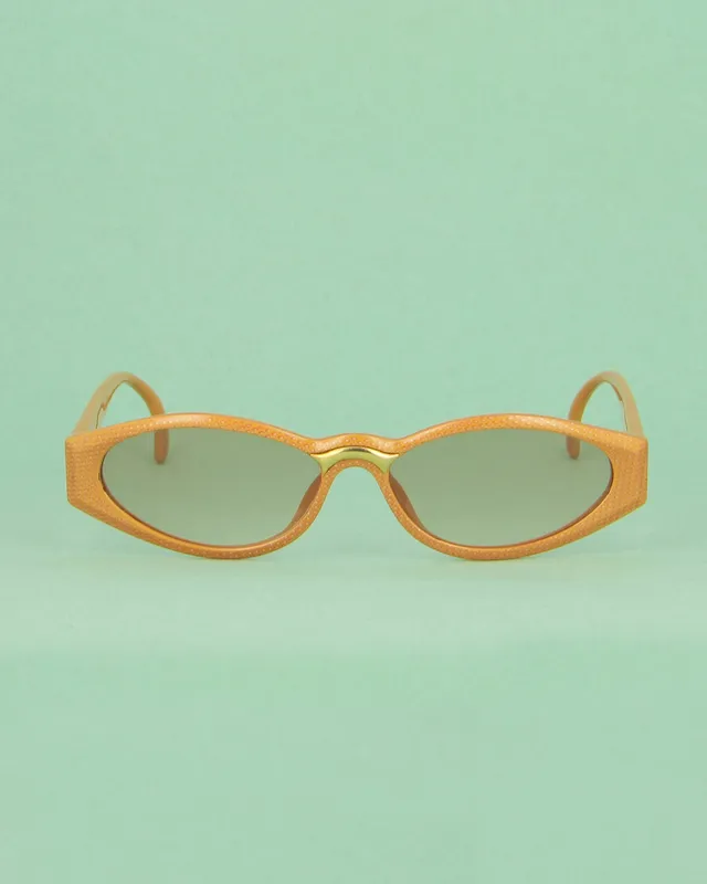 Dior 102 lunettes de soleil ovales beige vintage femme
