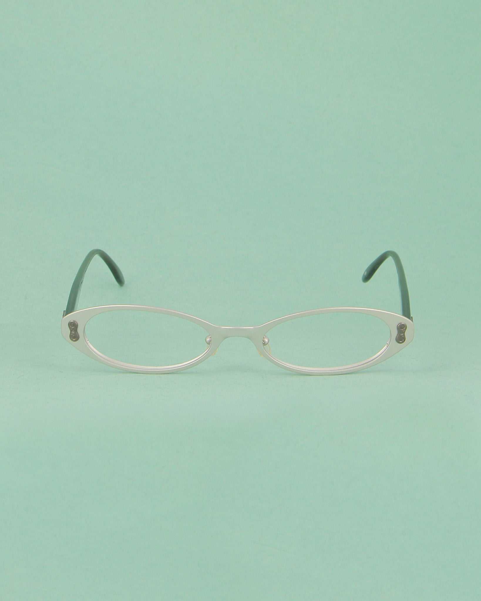 BOZ Anais lunettes de vue argentées ovales métal