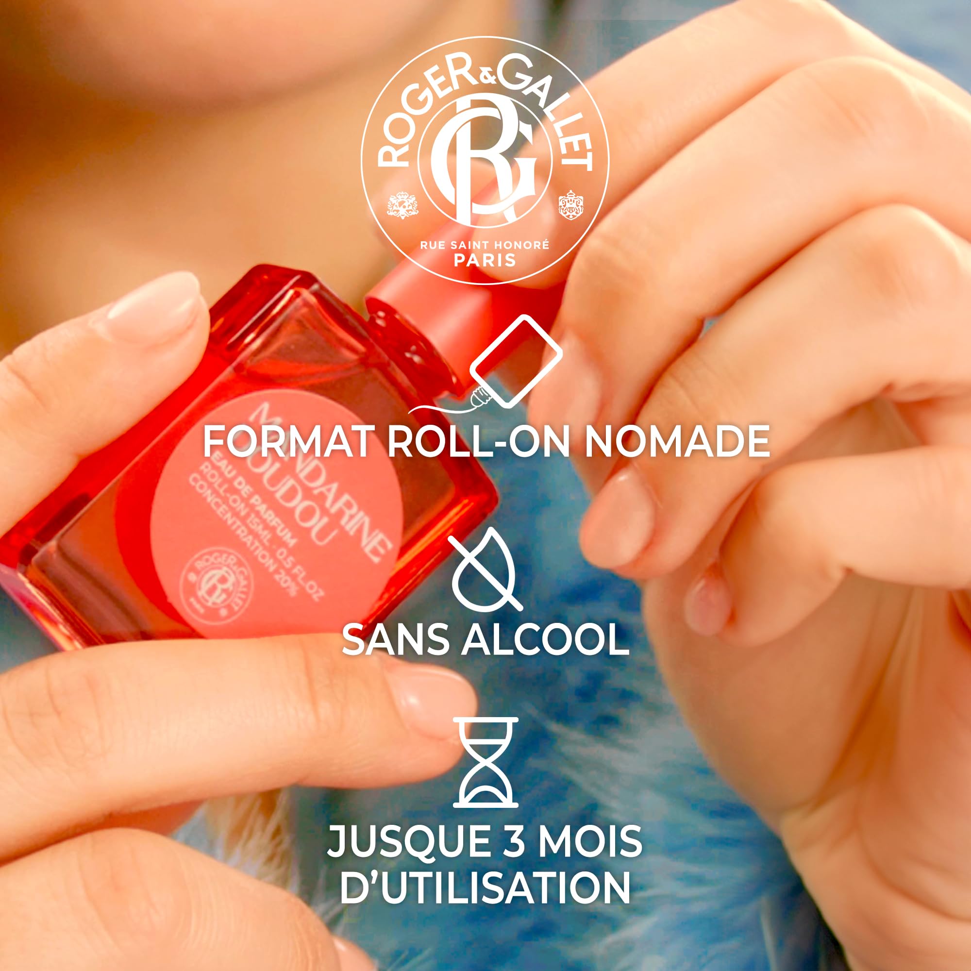 Roger Mandarine Doudou eau de parfum roll-on mandarine