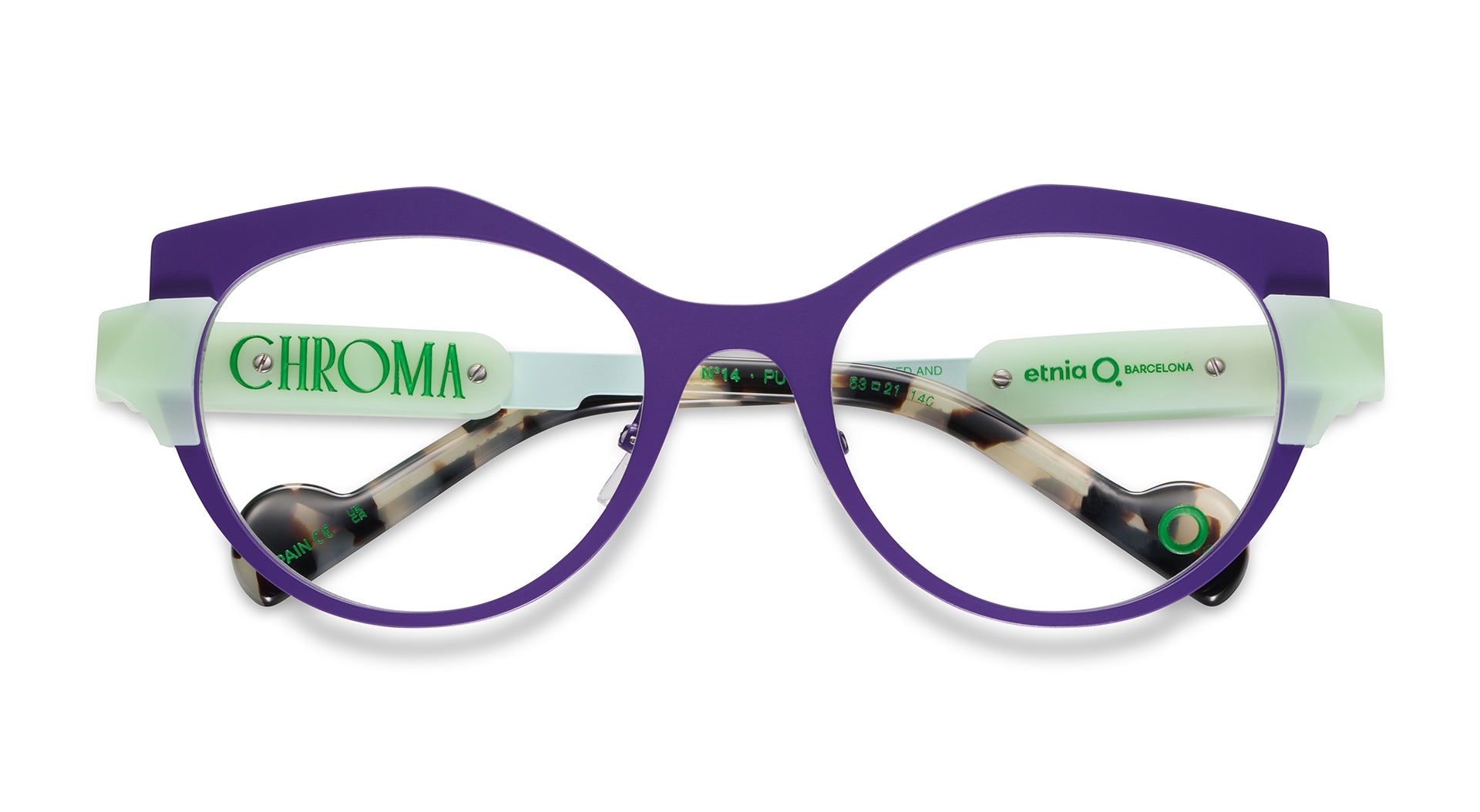 Etnia Barcelona Chroma N14 lunettes de vue BR/OG calibre 53