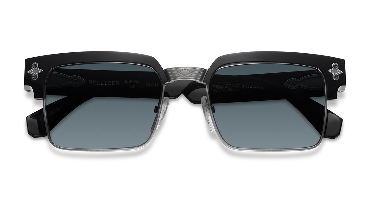 Etnia Barcelona Pellicer Rusinol SUN lunettes soleil noir polarisé 53