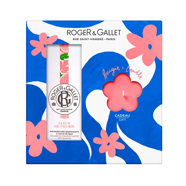Roger & Gallet Fleur de Figuier coffret eau 100 ml + bougie