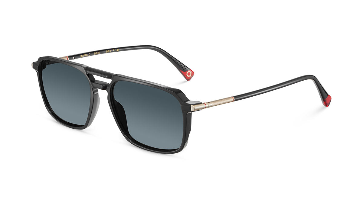 Etnia Barcelona BUFFALO lunettes de soleil 56 polarisé BK/GD