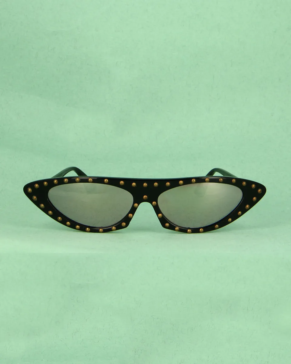 Patrick Kelly Pirate lunettes de vue futuristes noires