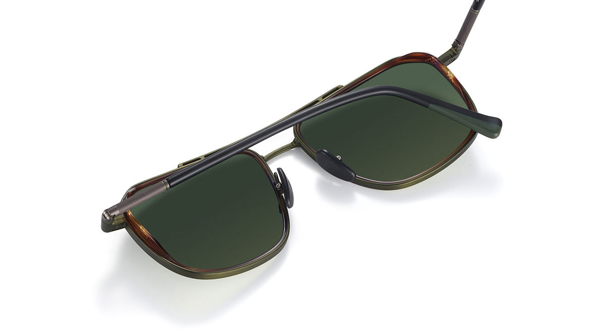 Etnia Barcelona Munger Moss Sun lunettes de soleil polarisé dégradé 57