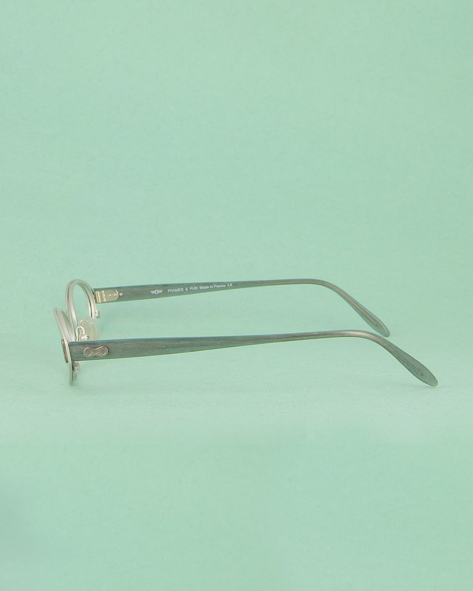 BOZ Anais lunettes de vue argentées ovales métal