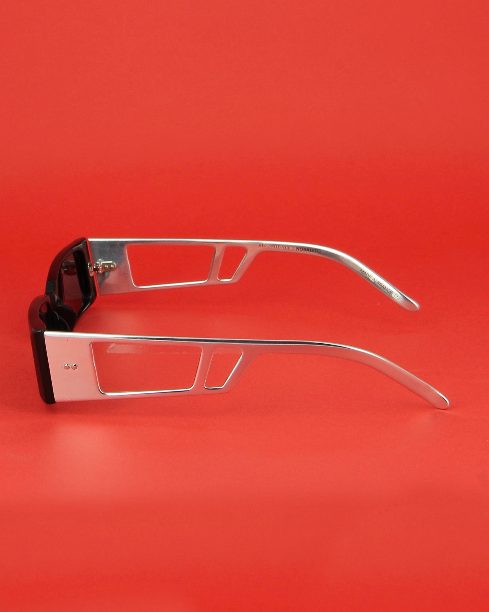 Seconde Vue Noda New York lunettes de soleil noires