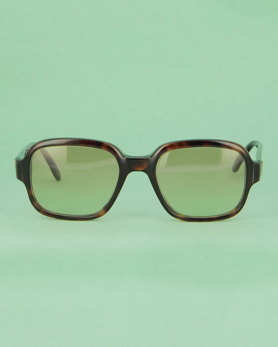 Yves Saint Laurent JAN lunettes soleil écaille marron