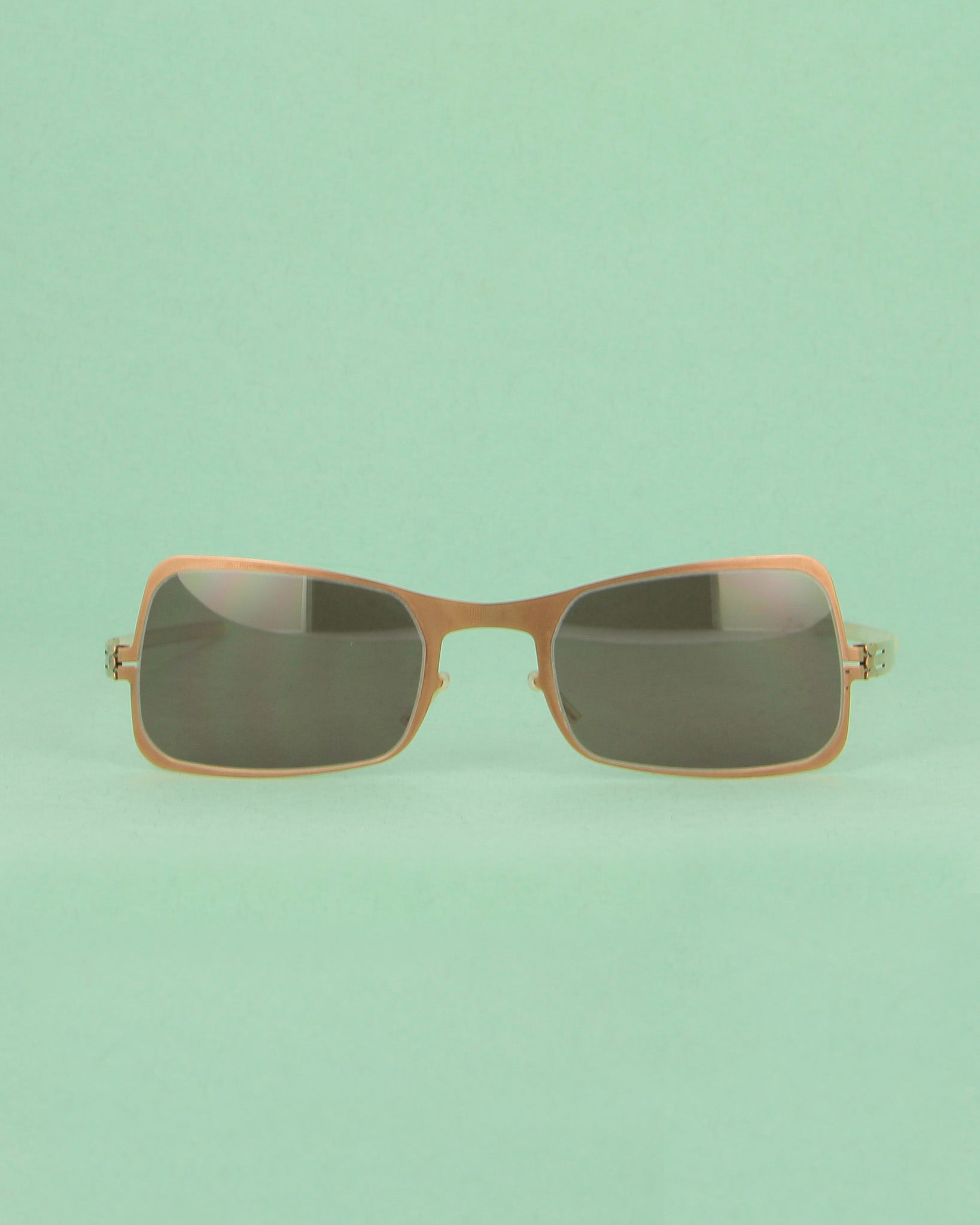 ici! berlin 0104 lunettes soleil vintage bronze métal