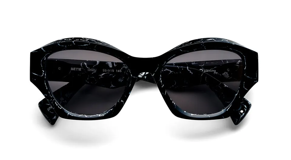 Etnia Barcelona Bette lunettes soleil BK/PU 53 L polarisé