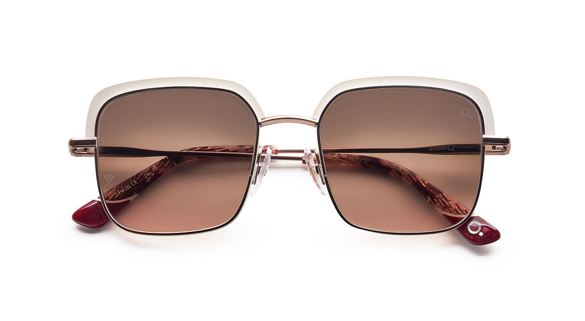 Etnia Barcelona Dora Sun lunettes de soleil BK/PG dégradées