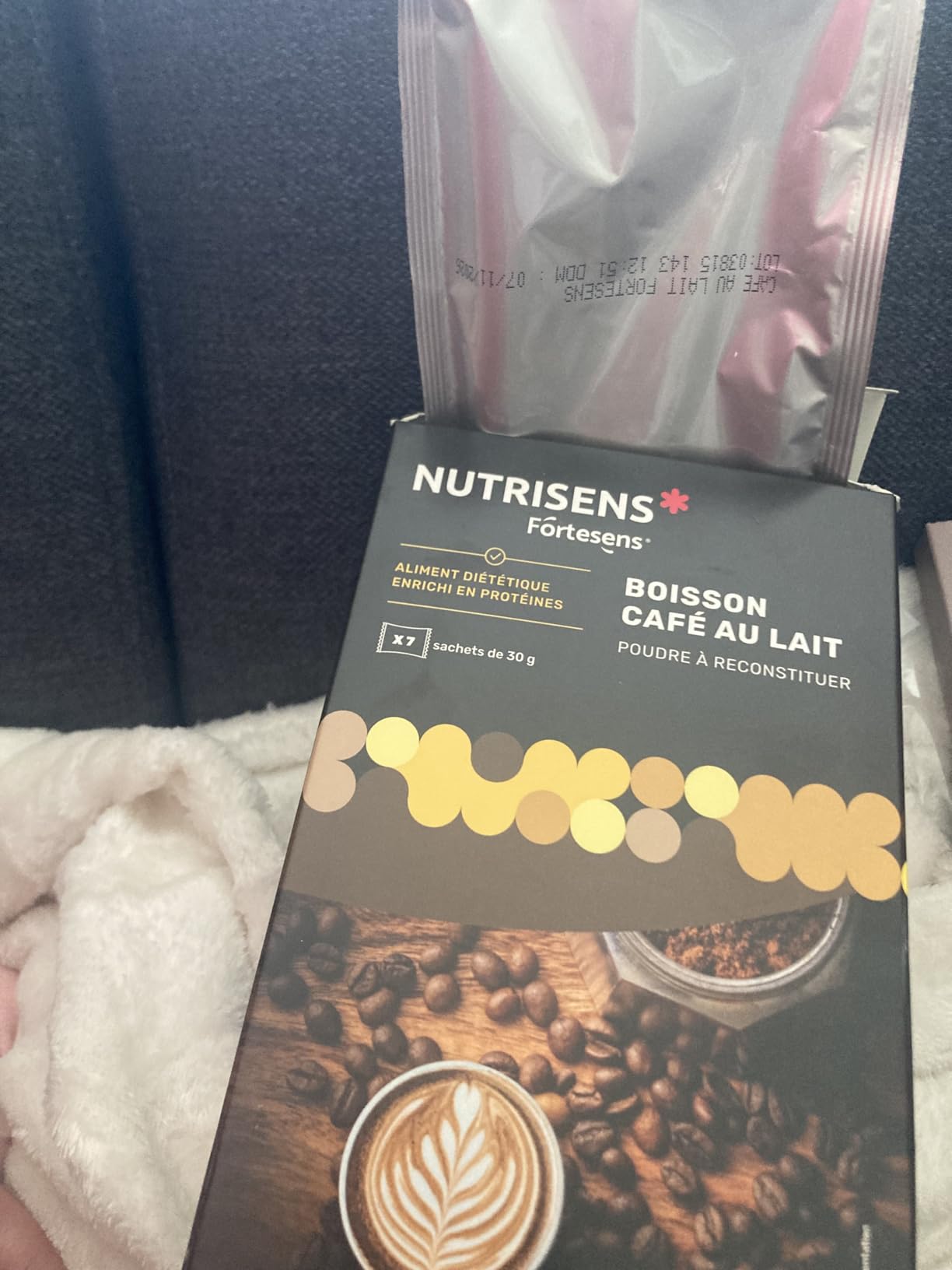 Nutrisens Fortesens boisson protéinée café 7x30g