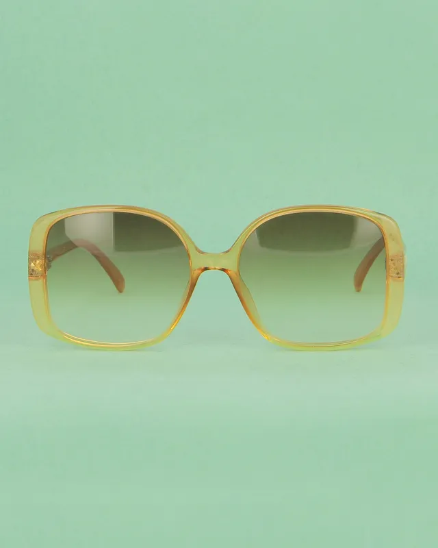 Viennaline 30 lunettes de soleil carrées miel oversize