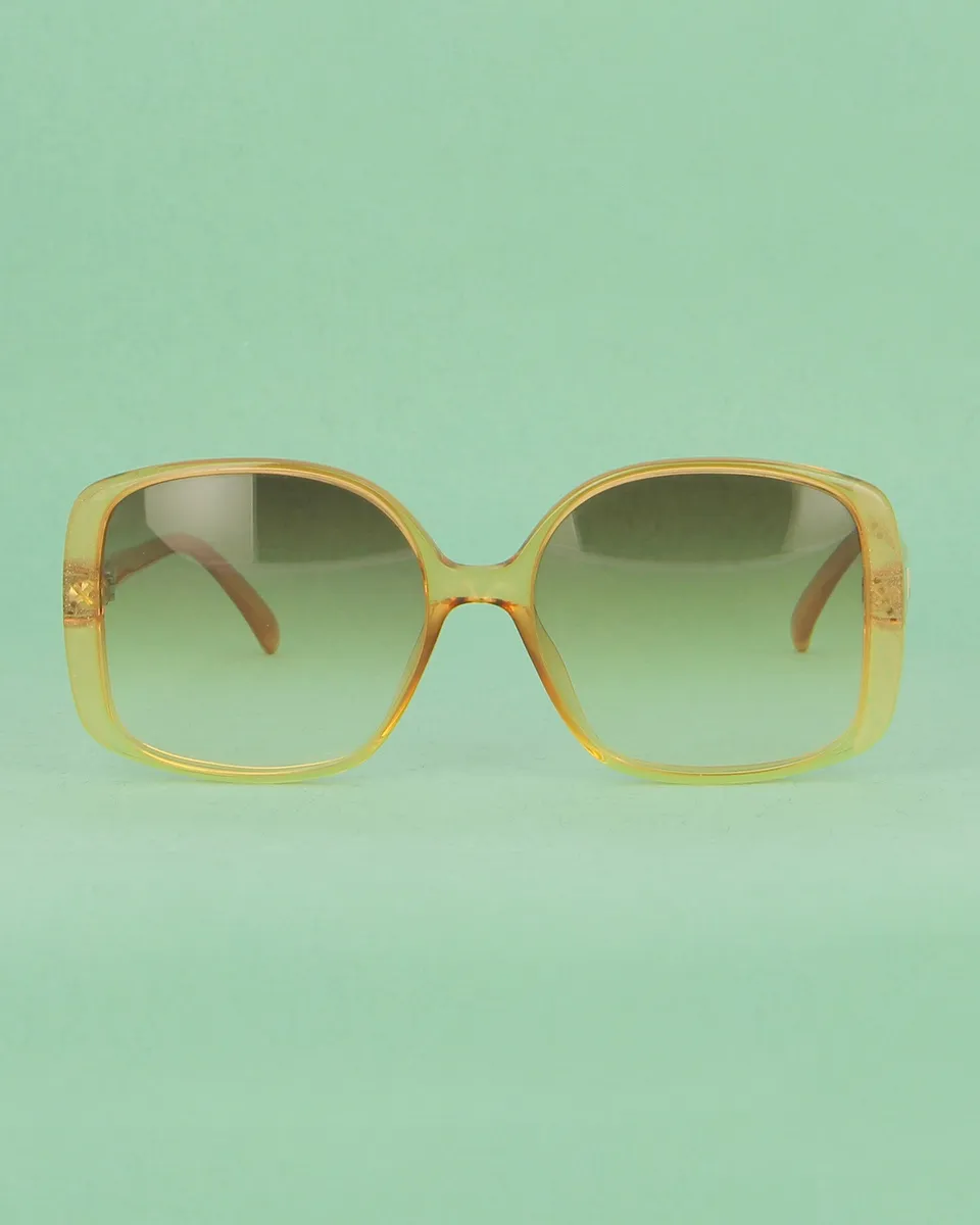 Viennaline 30 lunettes de soleil carrées miel oversize