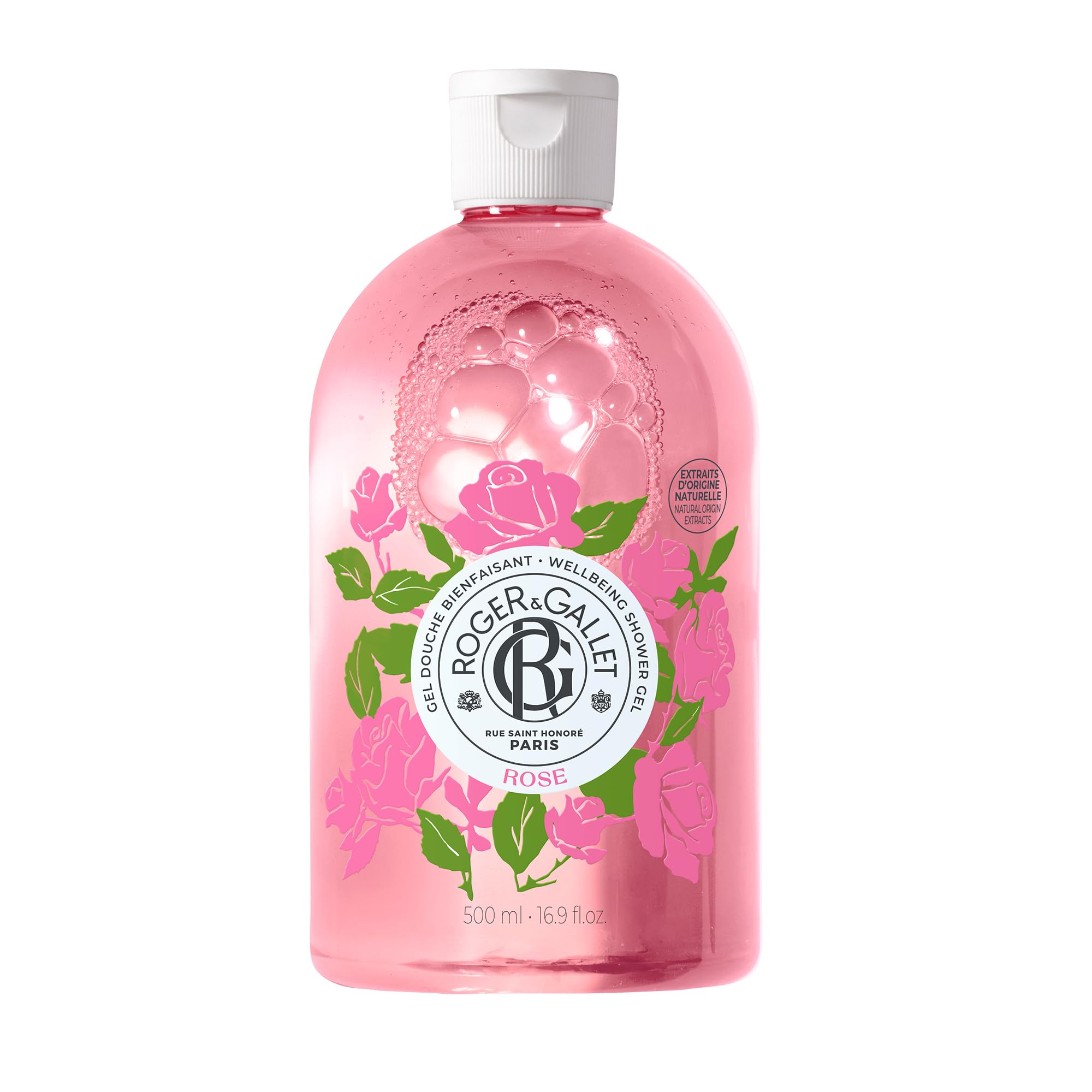 Roger & Gallet Rose gel douche 500 ml huile de rose
