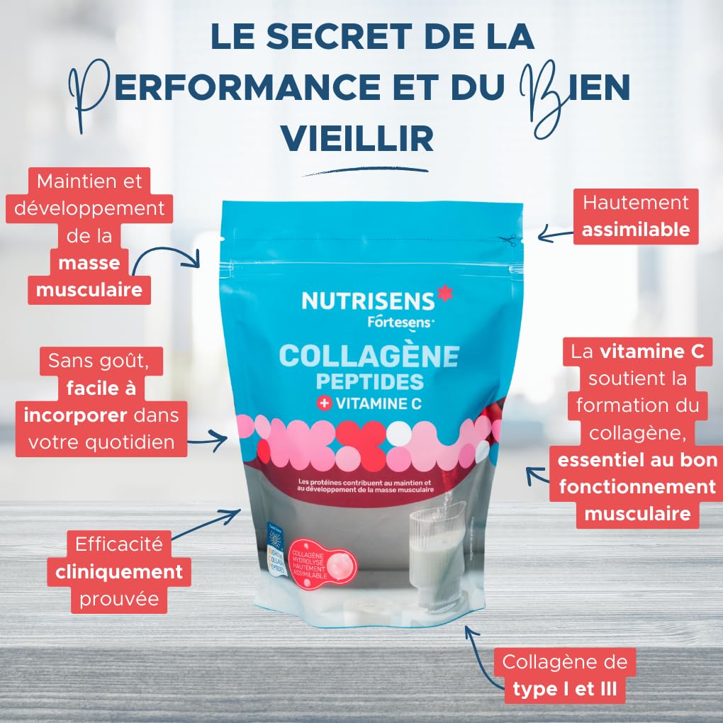 Nutrisens Fortesens Bodybalance peptides collagène poudre vitamine C