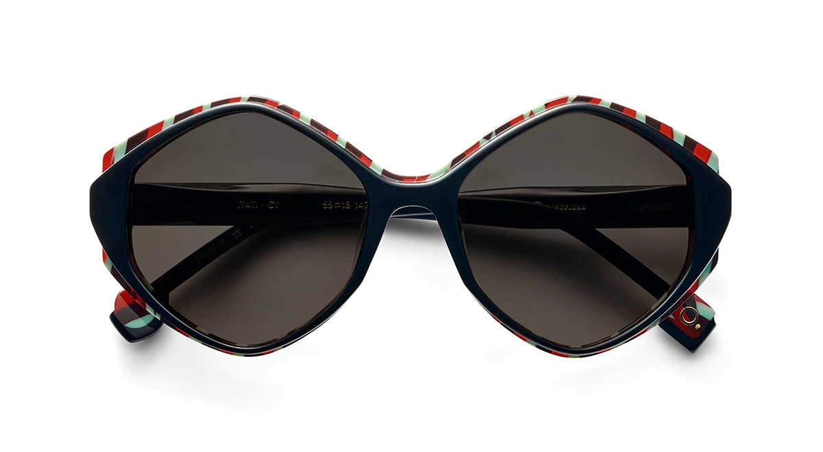 Etnia Barcelona Itati lunettes de soleil GR/PK calibre 55