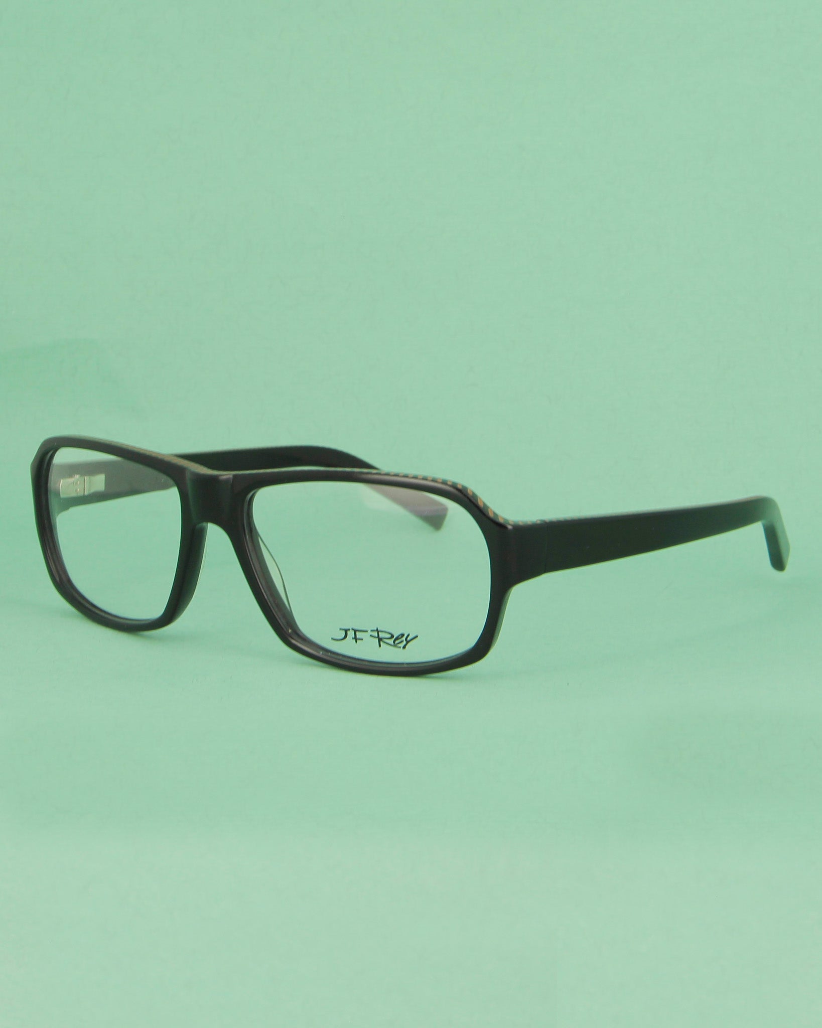 Jean-François Rey J1246 lunettes rectangulaires acétate noir
