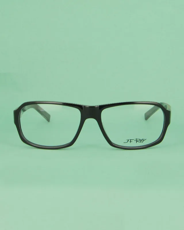 Jean-François Rey J1246 lunettes rectangulaires acétate noir