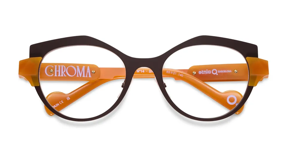 Etnia Barcelona Chroma N14 lunettes de vue BR/OG calibre 53