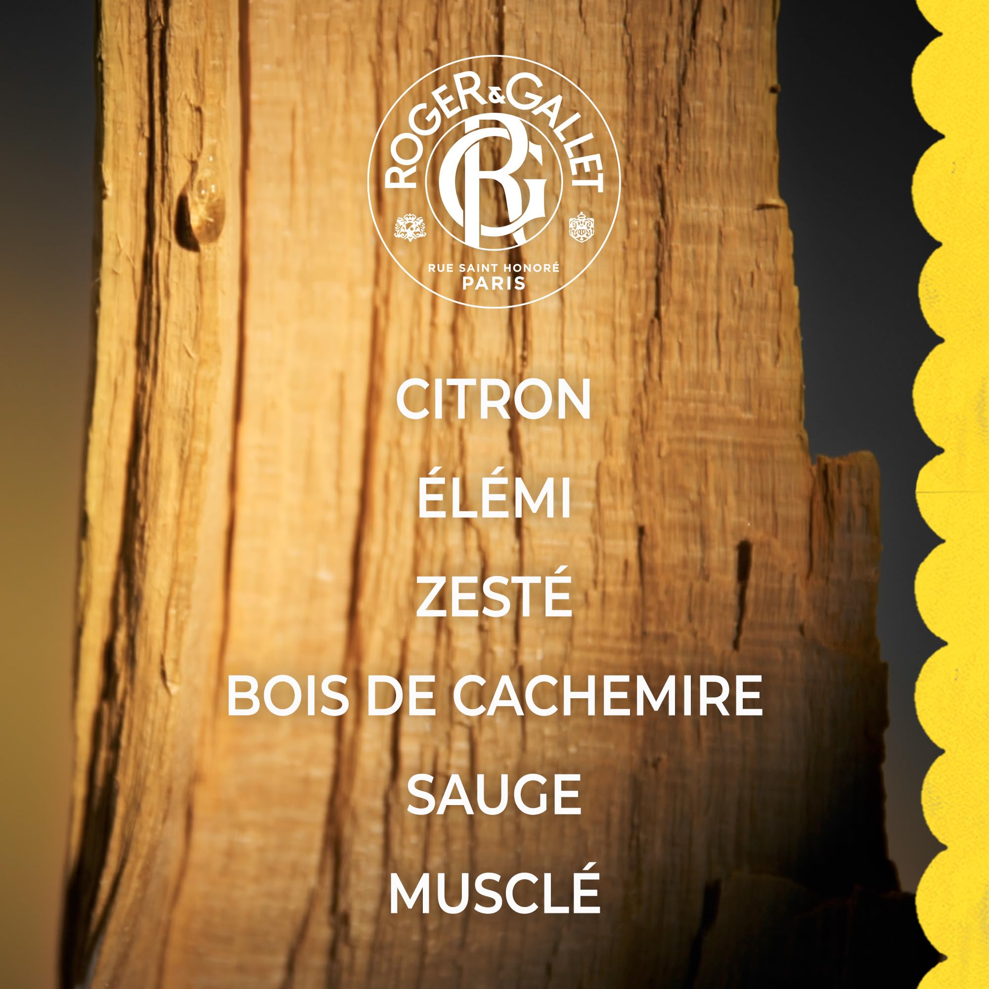 Roger&Gallet Cologne Twist pain de rasage 100g citron bergamote