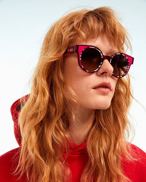 Etnia Barcelona Mambo No.5 Sun lunettes soleil FU/RD calibre 49