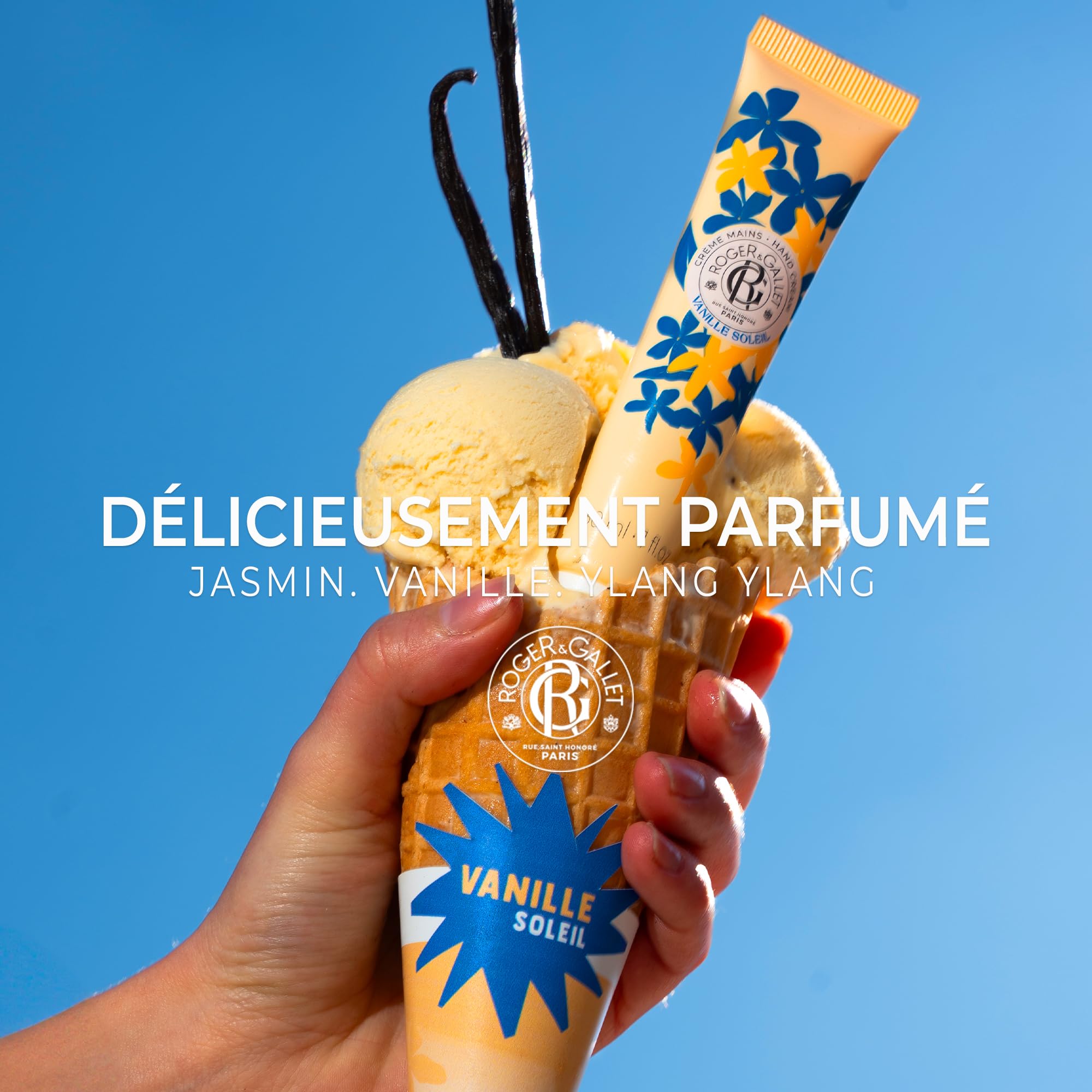 Roger&Gallet Vanille Soleil crème mains 30ml karité