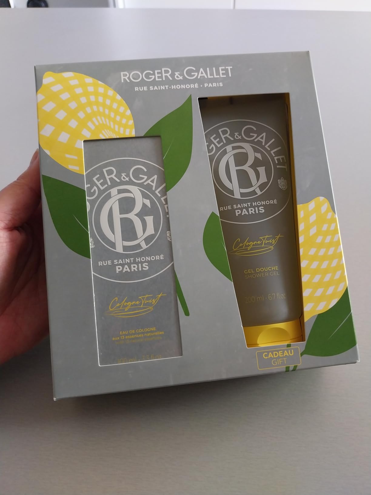 Roger Les Coffrets à offrir Cologne Twist coffret homme boisé