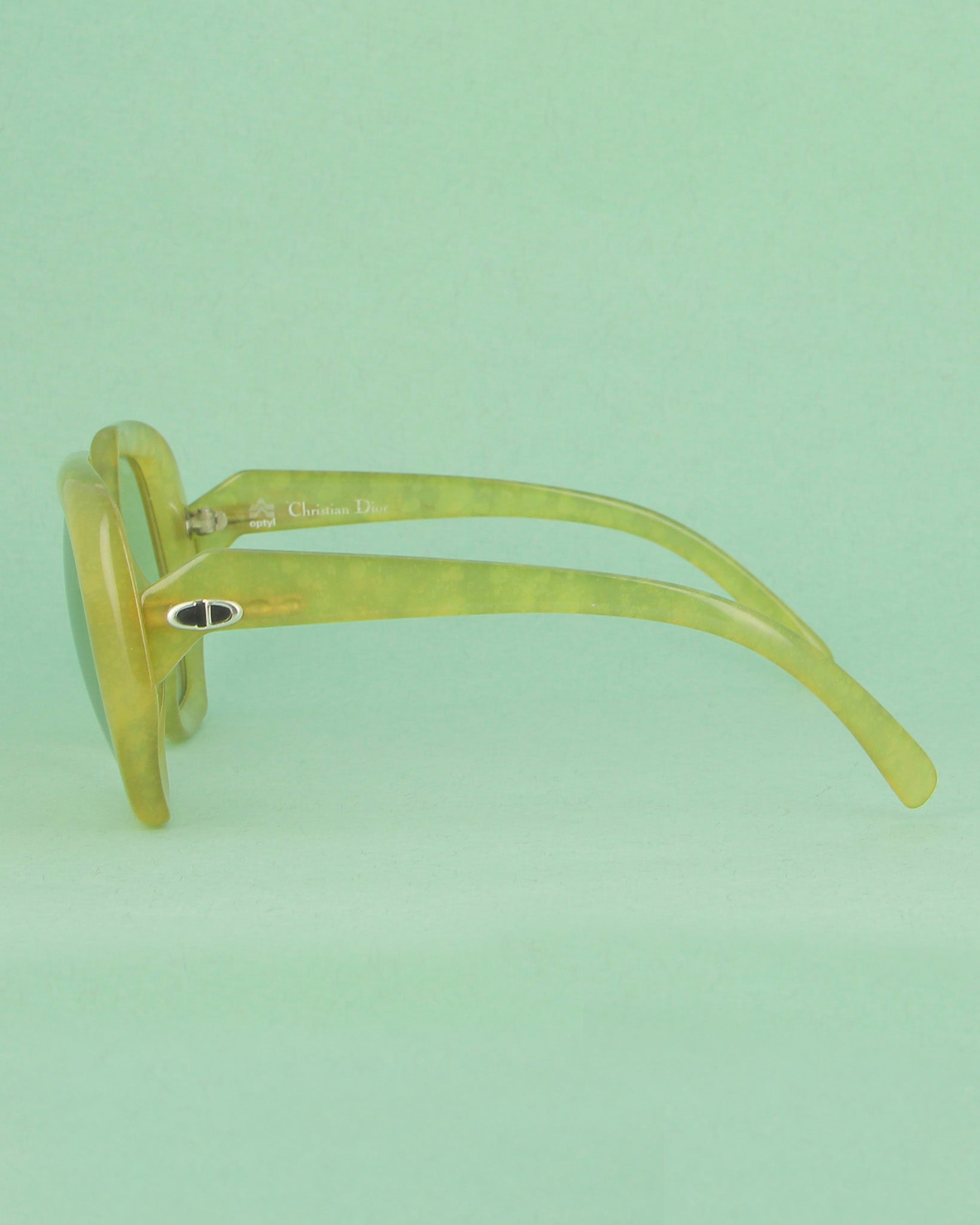 Christian Dior 2031 lunettes de vue oversize vert