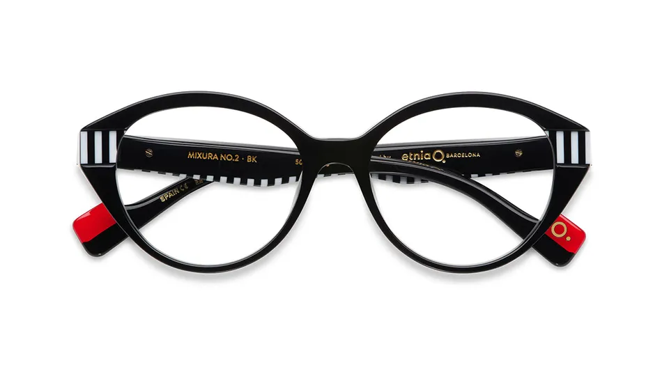 Etnia Barcelona Mixura No2 lunettes de vue noires 50