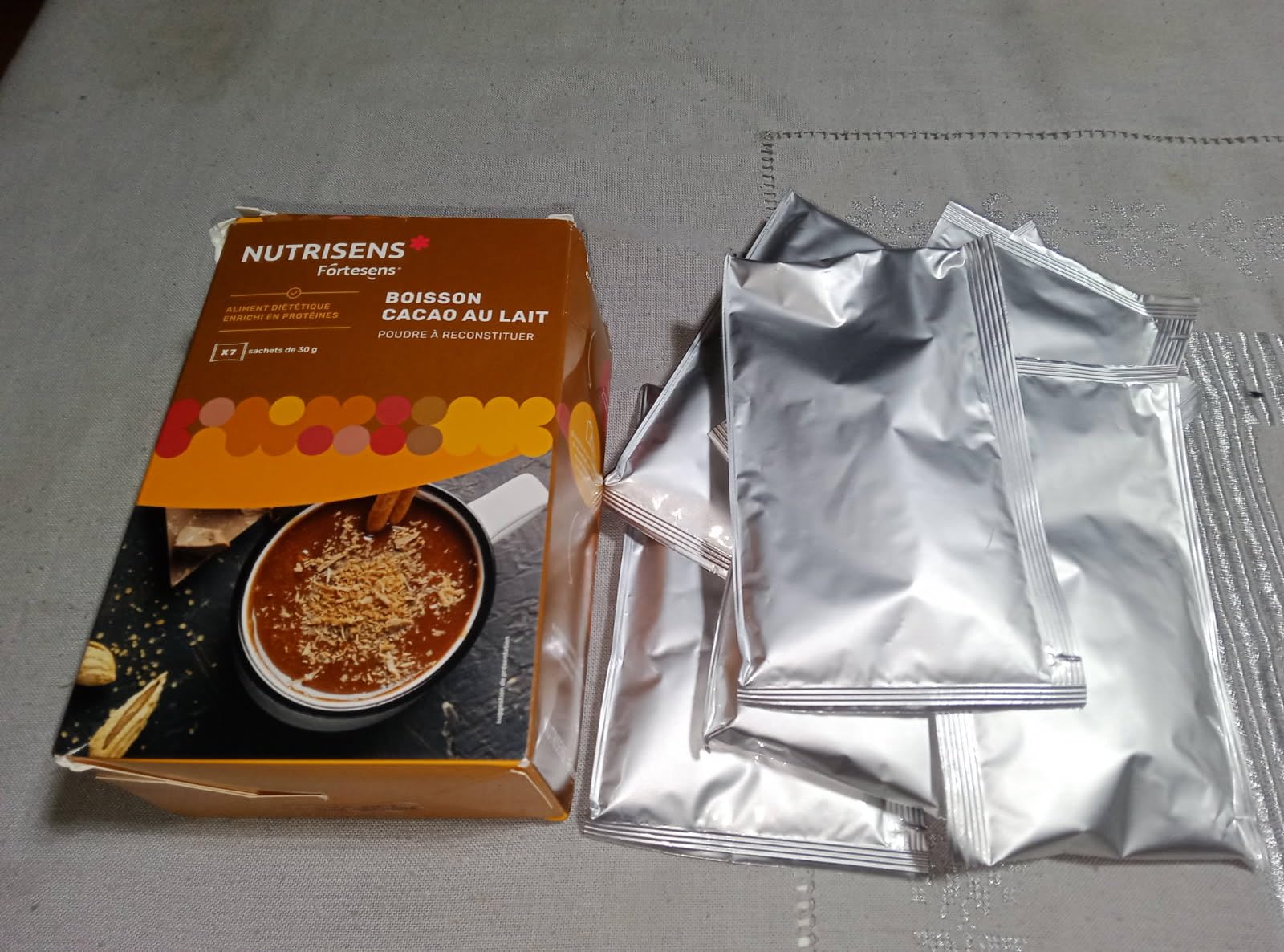Nutrisens Fortesens boisson protéinée cacao 7x30g