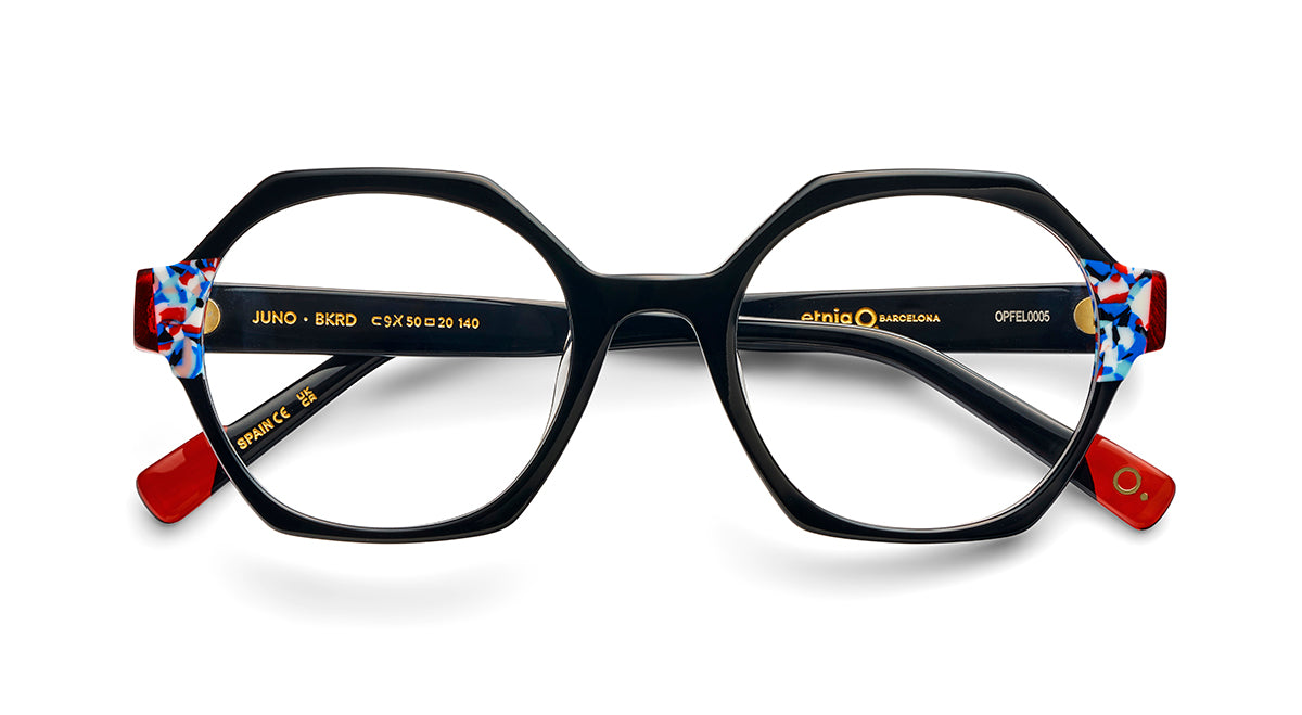 Etnia Barcelona Optical Juno lunettes de vue BK/RD 50