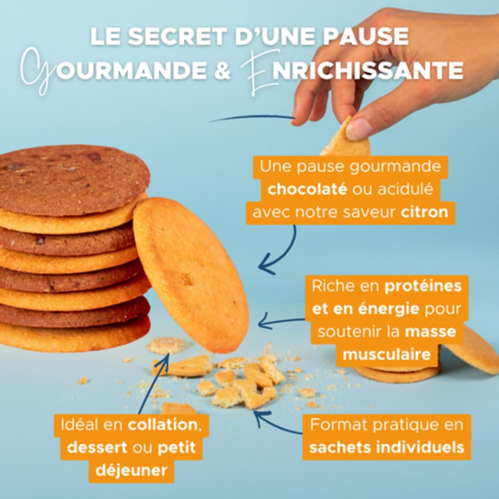 Nutrisens Fortesens biscuits protéinés citron lot de 3