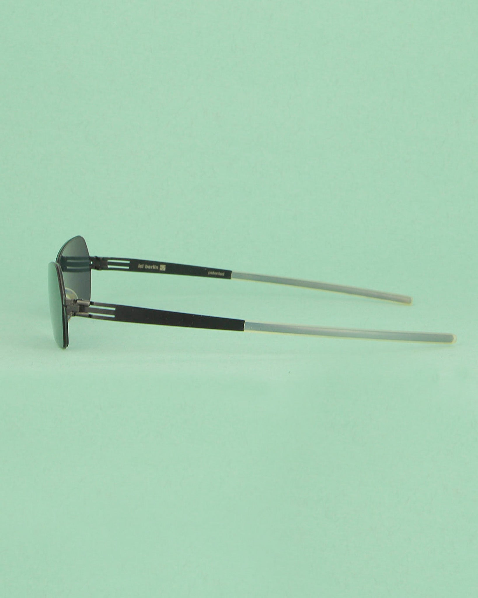 ICI Berlin Cem lunettes de soleil métal noir vintage