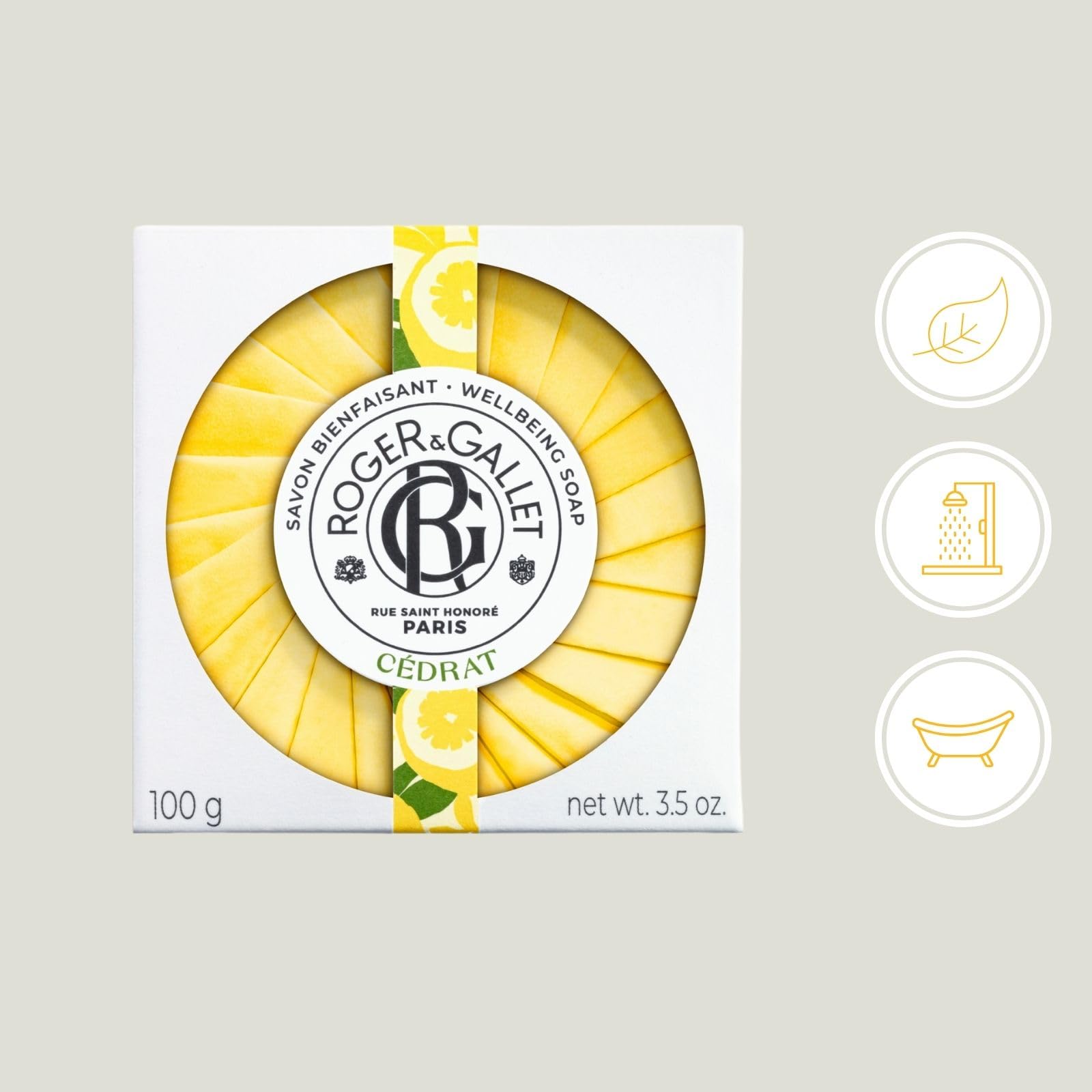 Roger&Gallet Cédrat savon 100g cardamome