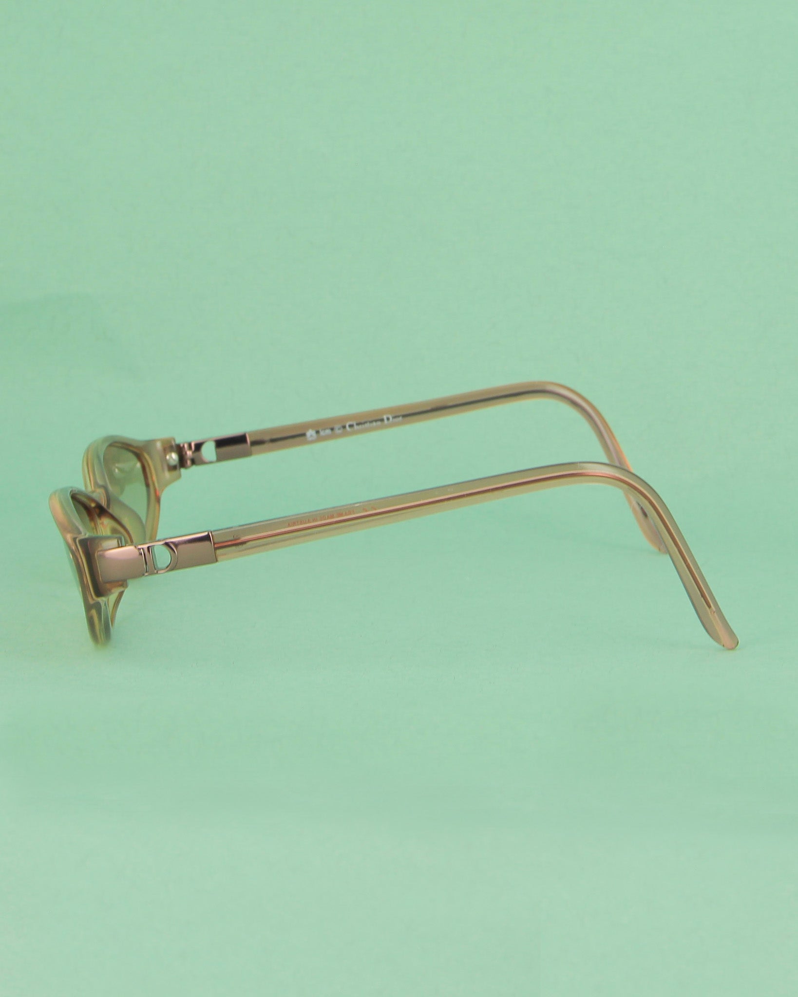 Dior 3043 lunettes de vue ovales beige acétate