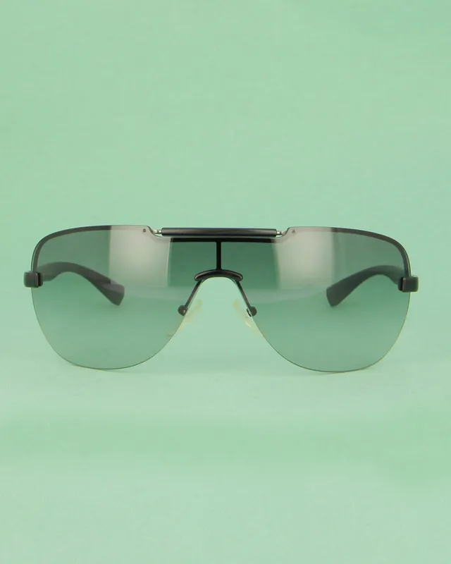 Prada 1BO-3M1 lunettes masque noires