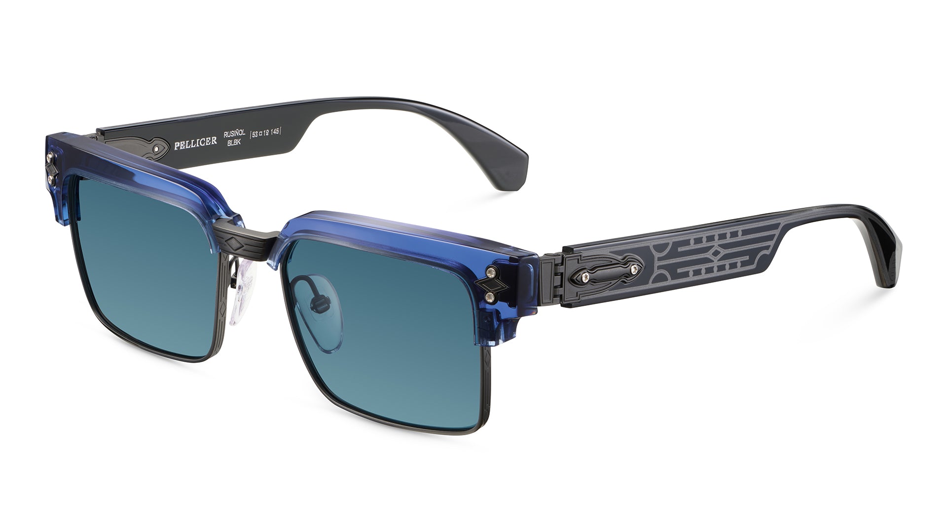 Etnia Barcelona Pellicer Rusinol SUN lunettes soleil noir polarisé 53