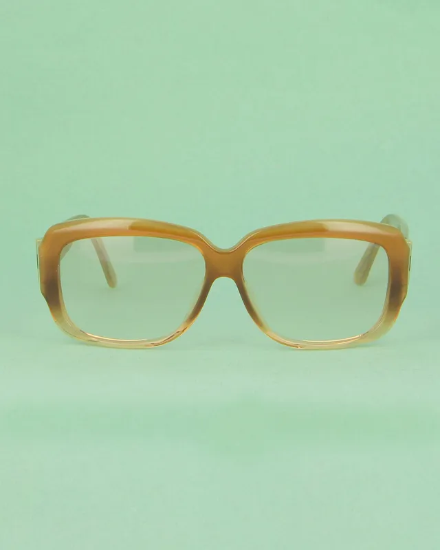 Yves Saint Laurent 6150 lunettes de soleil femme miel oversize