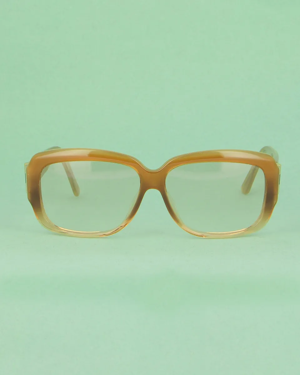 Yves Saint Laurent 6150 lunettes de soleil femme miel oversize