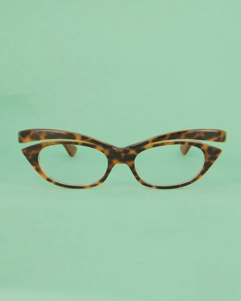 Patrick Kelly Python lunettes de soleil écaille léopard