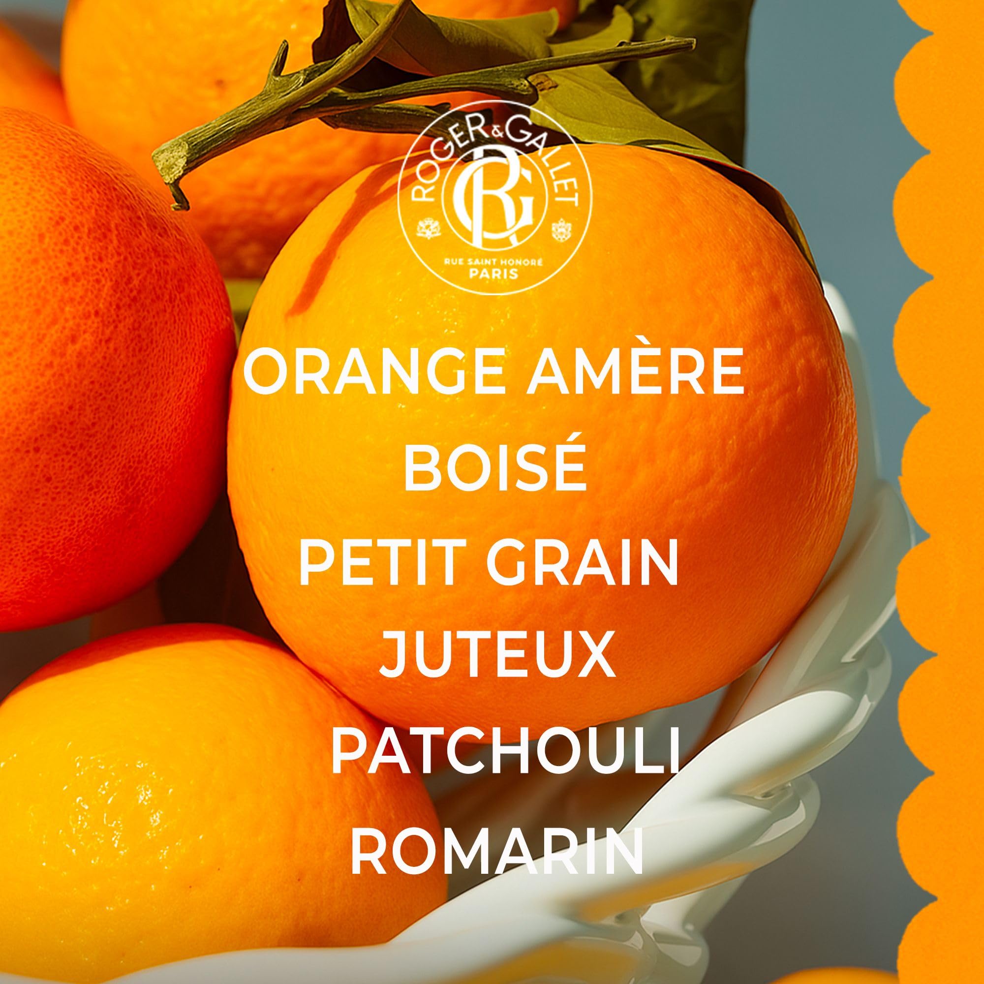 Roger & Gallet Bois d'Orange Eau parfumée 100ml boisée
