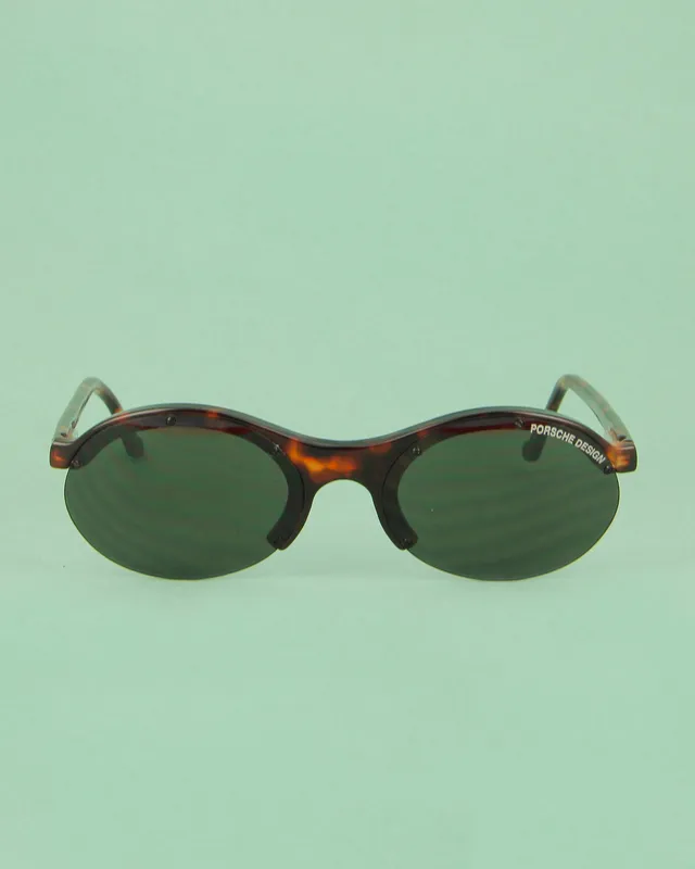 Porsche P0030 lunettes de soleil ovales écaille catégorie 3