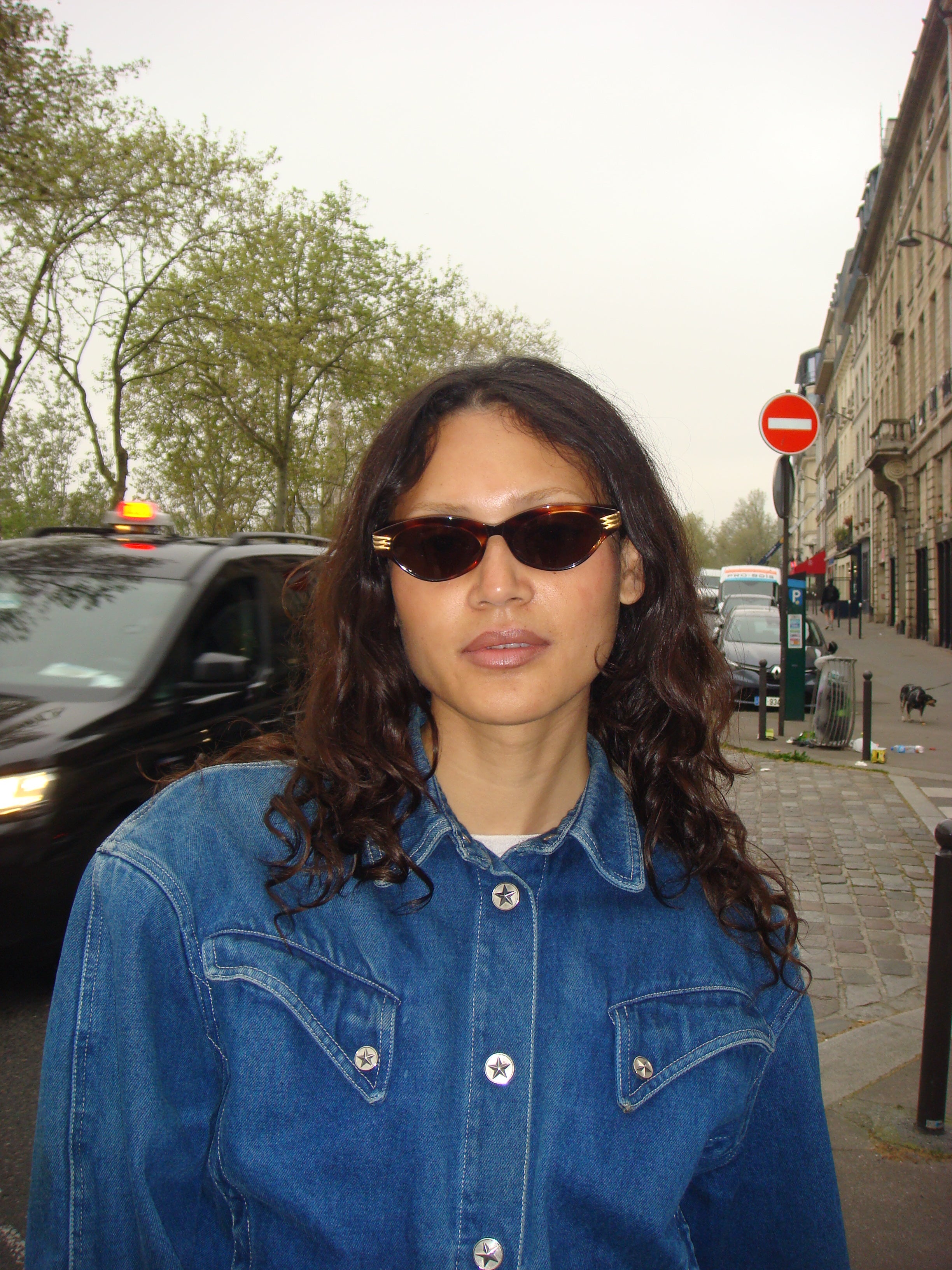 Thierry Mugler TM 540 lunettes de soleil écaille