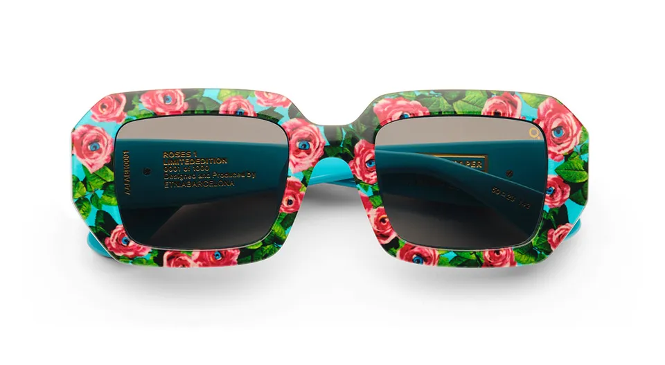 Etnia Barcelona Roses 1 SUN lunettes soleil bleu HD 50