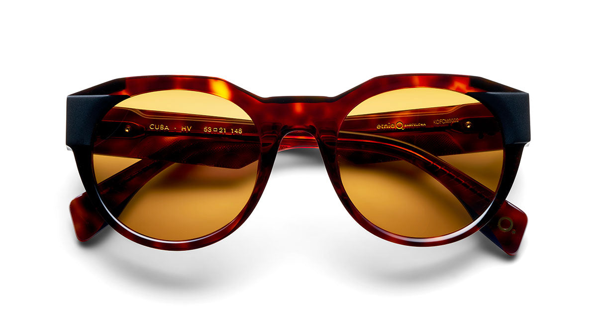 Etnia Barcelona Cuba lunettes de soleil miroir BK calibre 53