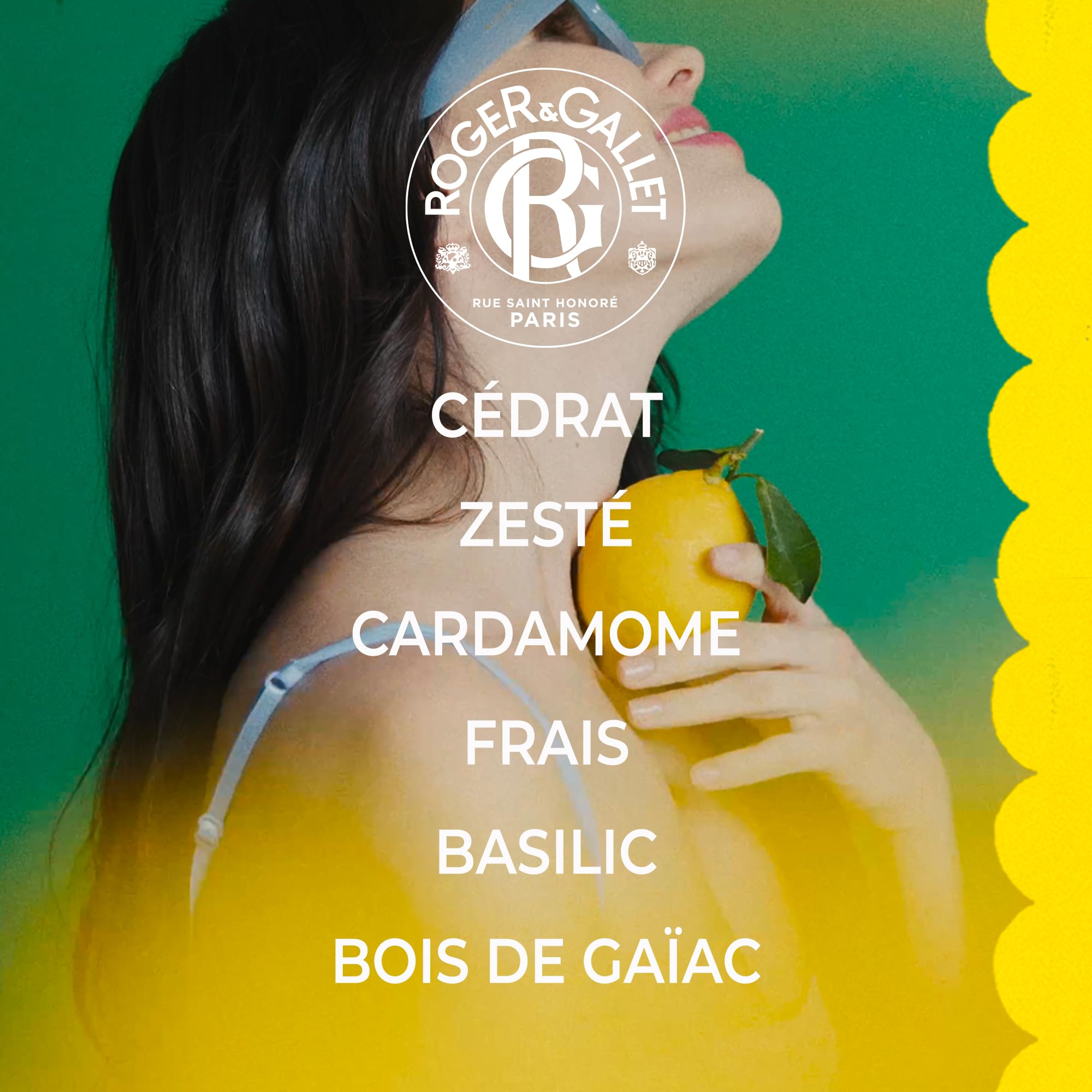 Roger & Gallet Cédrat Eau parfumée 100ml agrumes